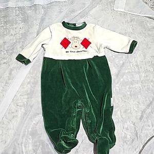 Vitamins baby 6 months my first Christmas outfit